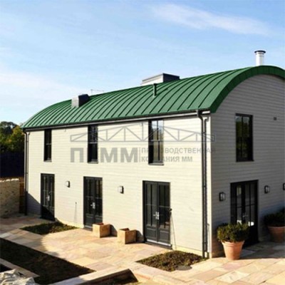 Продольно гнутый фальц гладкий 0,45 Полиэстер RAL 6002
