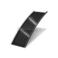 Продольно гнутый фальц гладкий 0,5 Velur20 RAL 8022 Продольно гнутый фальц гладкий 0,5 Velur20 RAL 8022
