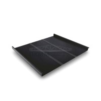 Фальц двойной стоячий Line Grand Line 0,5 Satin с пленкой RAL 9005 черный