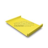 Кликфальц Grand Line 0,45 PE с пленкой на замках RAL 1018 цинково-желтый Кликфальц Grand Line 0,45 PE с пленкой на замках RAL 1018 цинково-желтый