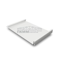 Кликфальц Grand Line 0,45 Drap с пленкой на замках RAL 9003 сигнальный белый