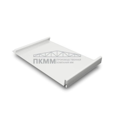 Кликфальц Grand Line 0,45 PE с пленкой на замках RAL 9003 сигнальный белый Кликфальц Grand Line 0,45 PE с пленкой на замках RAL 9003 сигнальный белый