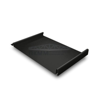 Кликфальц Grand Line 0,45 PE с пленкой на замках RAL 9005 черный Кликфальц Grand Line 0,45 PE с пленкой на замках RAL 9005 черный