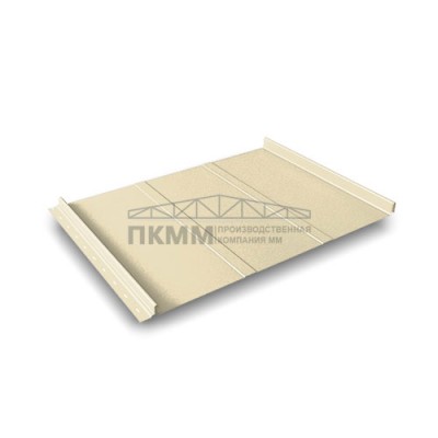 Кликфальц Line Grand Line 0,45 PE с пленкой на замках RAL 1015 светлая слоновая кость Кликфальц Line Grand Line 0,45 PE с пленкой на замках RAL 1015 светлая слоновая кость