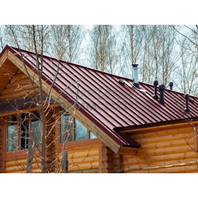 Кликфальц Line Grand Line 0,5 Atlas с пленкой на замках RAL 3005 красное вино