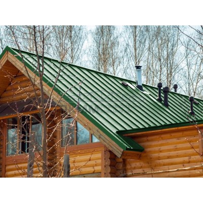 Кликфальц Line Grand Line 0,45 PE с пленкой на замках RAL 6002 лиственно-зеленый Кликфальц Line Grand Line 0,45 PE с пленкой на замках RAL 6002 лиственно-зеленый