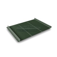 Кликфальц Line Grand Line 0,5 GreenCoat Pural BT, matt с пленкой на замках RR 11 темно-зеленый (RAL 6020 хромовая зелень)