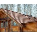 Кликфальц Line Grand Line 0,5 Velur с пленкой на замках RAL 8004 терракота