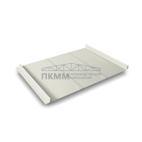 Кликфальц Line Grand Line 0,45 Drap с пленкой на замках RAL 9003 сигнальный белый