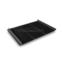 Кликфальц Line Grand Line 0,5 Satin Мatt с пленкой на замках RAL 9005 черный