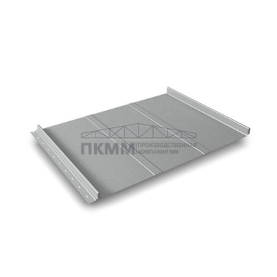 Кликфальц Line Grand Line 0,45 PE с пленкой на замках RAL 9006 бело-алюминиевый Кликфальц Line Grand Line 0,45 PE с пленкой на замках RAL 9006 бело-алюминиевый