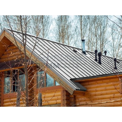 Кликфальц Line Grand Line 0,45 PE с пленкой на замках RAL 9006 бело-алюминиевый Кликфальц Line Grand Line 0,45 PE с пленкой на замках RAL 9006 бело-алюминиевый