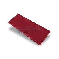 Кликфальц mini Grand Line 0,45 PE с пленкой на замках RAL 3003 рубиново-красный