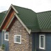 Кликфальц mini Grand Line 0,5 GreenCoat Pural BT с пленкой на замках RR 11 темно-зеленый (RAL 6020 хромовая зелень)