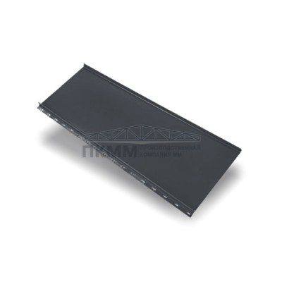 Кликфальц mini Grand Line 0,45 PE с пленкой на замках RAL 7024 мокрый асфальт