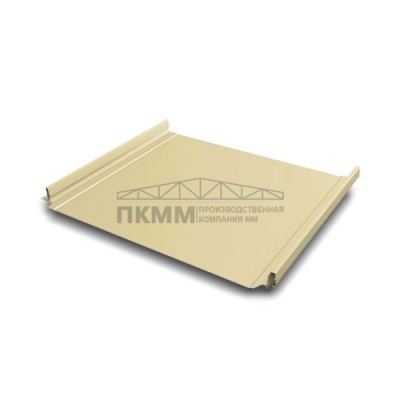Кликфальц Pro Grand Line 0,45 PE с пленкой на замках RAL 1014 слоновая кость Кликфальц Pro Grand Line 0,45 PE с пленкой на замках RAL 1014 слоновая кость