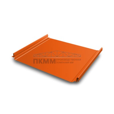 Кликфальц Pro Grand Line 0,45 PE с пленкой на замках RAL 2004 оранжевый Кликфальц Pro Grand Line 0,45 PE с пленкой на замках RAL 2004 оранжевый