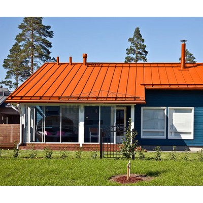 Кликфальц Pro Grand Line 0,45 PE с пленкой на замках RAL 2004 оранжевый Кликфальц Pro Grand Line 0,45 PE с пленкой на замках RAL 2004 оранжевый