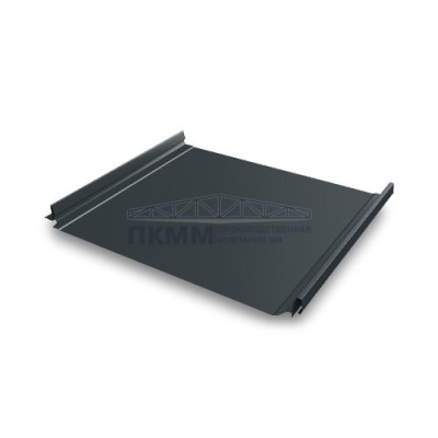 Кликфальц Pro Grand Line 0,5 Rooftop Matte с пленкой на замках RAL 7016 антрацитово-серый