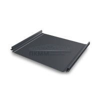 Кликфальц Pro Grand Line 0,5 PurPro Matt 275 с пленкой на замках RAL 7024 мокрый асфальт Кликфальц Pro Grand Line 0,5 PurPro Matt 275 с пленкой на замках RAL 7024 мокрый асфальт