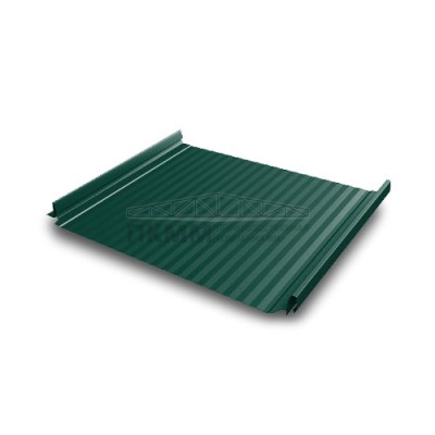Кликфальц Pro Gofr Grand Line 0,45 PE с пленкой на замках RAL 6005 зеленый мох