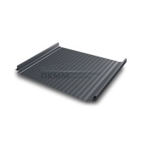 Кликфальц Pro Gofr Grand Line 0,5 PurPro Matt 275 с пленкой на замках RAL 7024 мокрый асфальт Кликфальц Pro Gofr Grand Line 0,5 PurPro Matt 275 с пленкой на замках RAL 7024 мокрый асфальт