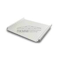 Кликфальц Pro Gofr Grand Line 0,45 PE с пленкой на замках RAL 9003 сигнальный белый Кликфальц Pro Gofr Grand Line 0,45 PE с пленкой на замках RAL 9003 сигнальный белый