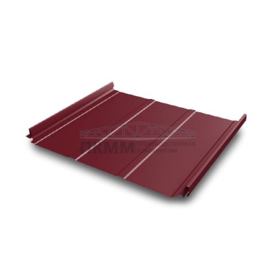 Кликфальц Pro Line Grand Line 0,45 Drap с пленкой на замках RAL 3005 красное вино