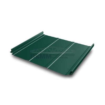 Кликфальц Pro Line Grand Line 0,45 PE с пленкой на замках RAL 6005 зеленый мох