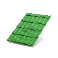 Металлочерепица Макси-0.5, RAL6018 Norman Металлочерепица Макси-0.5, RAL6018 Norman