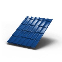 Металлочерепица Монтеррей-0.5 RAL5005 Призма