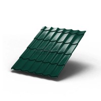 Металлочерепица Монтеррей-0.5 RAL6005 Призма