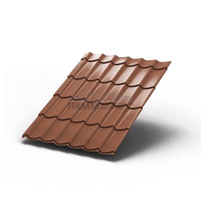 Металлочерепица Монтеррей-0.5 Argillite PURMAN