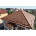 Металлочерепица Монтеррей-0.5 RAL8004 Norman
