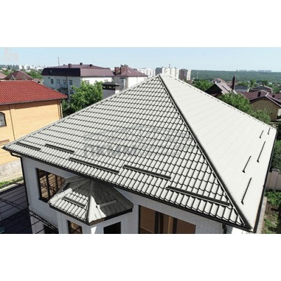 Металлочерепица Монтеррей-0.5 RAL9002 Полиэстер