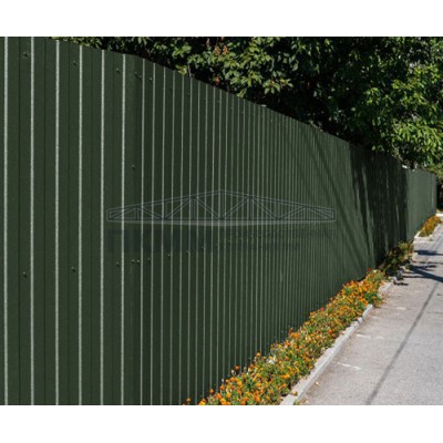 Профнастил МП10-1100-0.5 RAL6007 Viking E Профнастил МП10-1100-0.5 RAL6007 Viking E