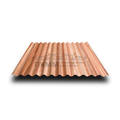 Профнастил МП18-0.5-1100 ECOSTEEL-T Кедр Профнастил МП18-0.5-1100 ECOSTEEL-T Кедр