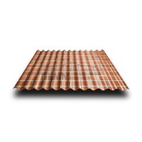 Профнастил МП18-1100-0.5, ECOSTEEL Кирпичная Кладка