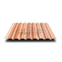 Профнастил МП20-1100-0.5 Кедр ECOSTEEL_T Профнастил МП20-1100-0.5 Кедр ECOSTEEL_T