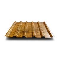 Профнастил МП35-0.5-1035 Золотой дуб ECOSTEEL_T Профнастил МП35-0.5-1035 Золотой дуб ECOSTEEL_T