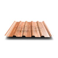 Профнастил МП35-0.5, Ширина-1035, ECOSTEEL_T Кедр Профнастил МП35-0.5, Ширина-1035, ECOSTEEL_T Кедр