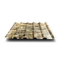 Профнастил МП35-0.5, Ширина-1035, ECOSTEEL Песчаник Профнастил МП35-0.5, Ширина-1035, ECOSTEEL Песчаник