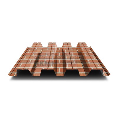Профнастил Н60-0.5-845 ECOSTEEL Кирпич Профнастил Н60-0.5-845 ECOSTEEL Кирпич