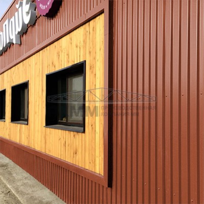 Профнастил C21-0.5-1000 Norman RAL8004