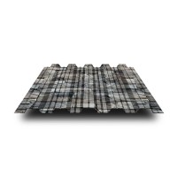Профнастил НС35-0.5-1000 ECOSTEEL Белый камень