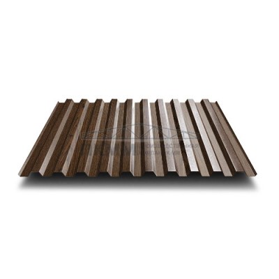 Профнастил C21-0.5-1000 ECOSTEEL-MA Мореный дуб