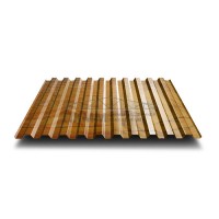 Профнастил C21-0.5-1000 ECOSTEEL-T Золотой дуб Профнастил C21-0.5-1000 ECOSTEEL-T Золотой дуб