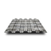 Профнастил НС35-0.5, Ширина-1100, ECOSTEEL Белый Плитняк Профнастил НС35-0.5, Ширина-1100, ECOSTEEL Белый Плитняк