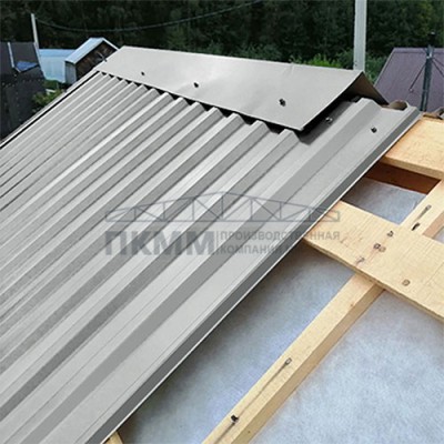 Профнастил С44-0.5-1000 RAL9006 Colorcoat Prisma