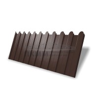 Профнастил фигурный C8-1160-0,5 Rooftop Matte RAL8017